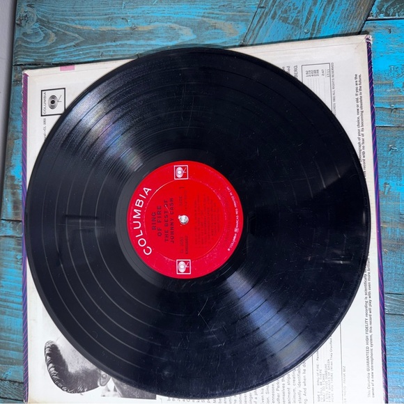 Vintage Johnny Cash Ring of Fire The Best of Johnny Cash Greatest Hits Vinyl - Picture 5 of 9